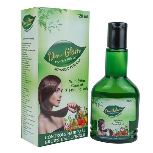 DM ElixirCare Glam Oil | 7 essential oils | Ayurvedic oil | For Hair fall, New Hair Growth & Hair Thinning |  Advanced Formula | Pack of 2 - Local Option