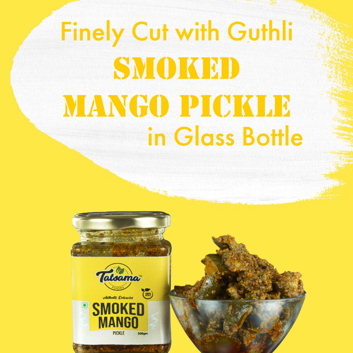 Tatsama | Smoked Mango Pickle | 200gm | 100% Natural Ingredients