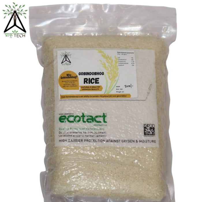 Govind Bhog (1 Kg) |Premium Gobindobhog Rice - Aged | Pure Aromatic Gobindobhog Rice - 1000g - from The Farms of West Bengal