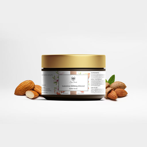 Almond Butter  Scrub  Exfoliate Hydrate Moisturize- For Dead Skin cells Removal - Local Option