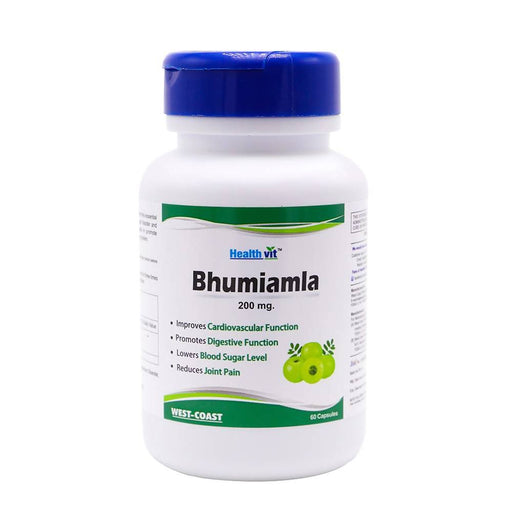 Healthvit Bhumiamla 200 mg - 60 capsules For Liver Cleanse - Local Option