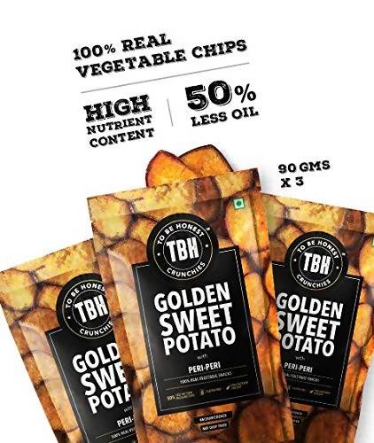 To Be Honest (TBH) Golden Sweet Potato with Peri Peri, Pack of 3 - Local Option