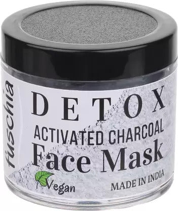 Fuschia Detox Face Mask - Activated Charcoal - 100g