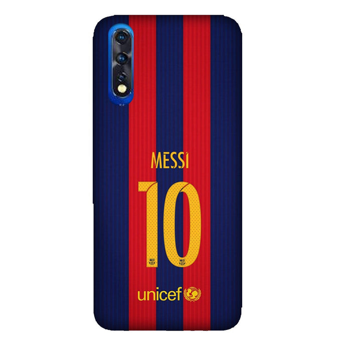 Lionel Messi Shirt - FC Barcelona - Mobile Phone Cover - Hard Case by Bazookaa - Vivo