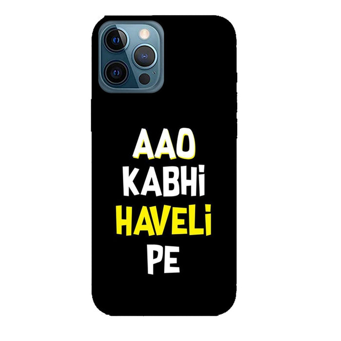 Aao Kabhi Haveli Par - Mobile Phone Cover - Hard Case  - Apple