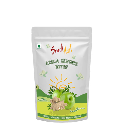 Snack Aart Amla Ginger Bites | Sun-dried, Healthy, Immunity boosting Amla | Healthy Snacks - Local Option