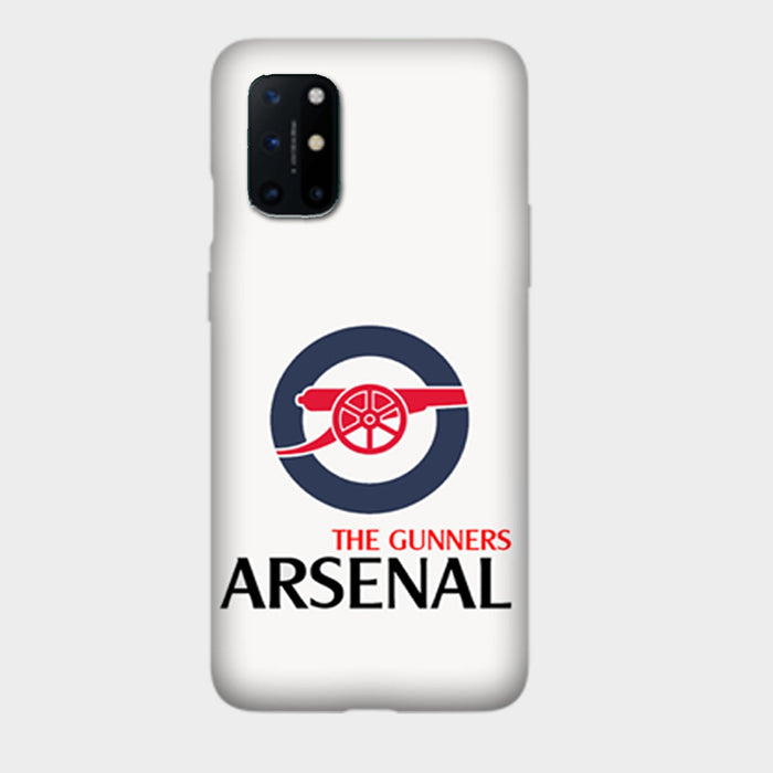 The Gunners - Arsenal FC - White - Mobile Phone Cover - Hard Case by Bazookaa - OnePlus