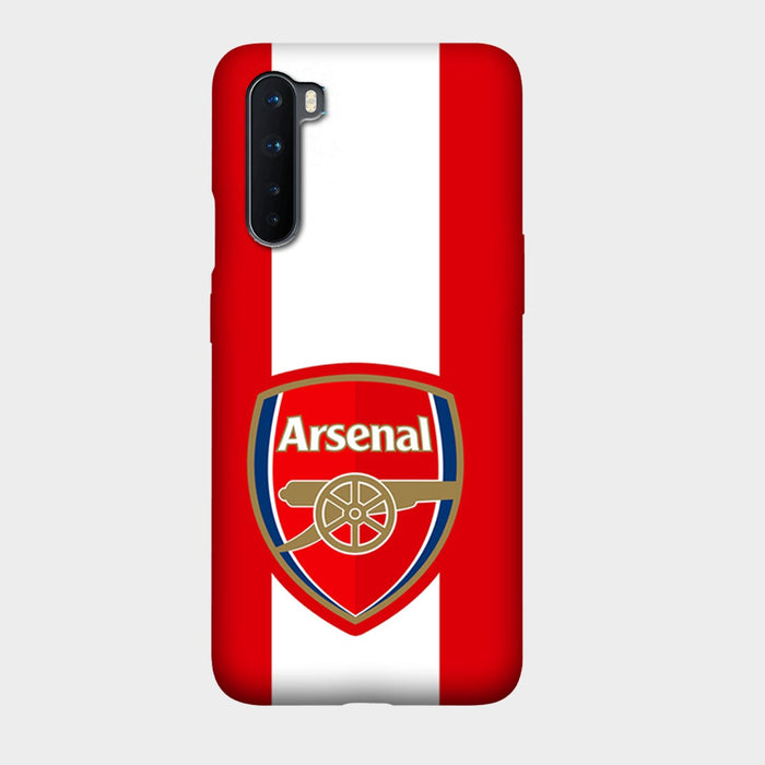 Arsenal FC - Red & White - Mobile Phone Cover - Hard Case by Bazookaa - OnePlus