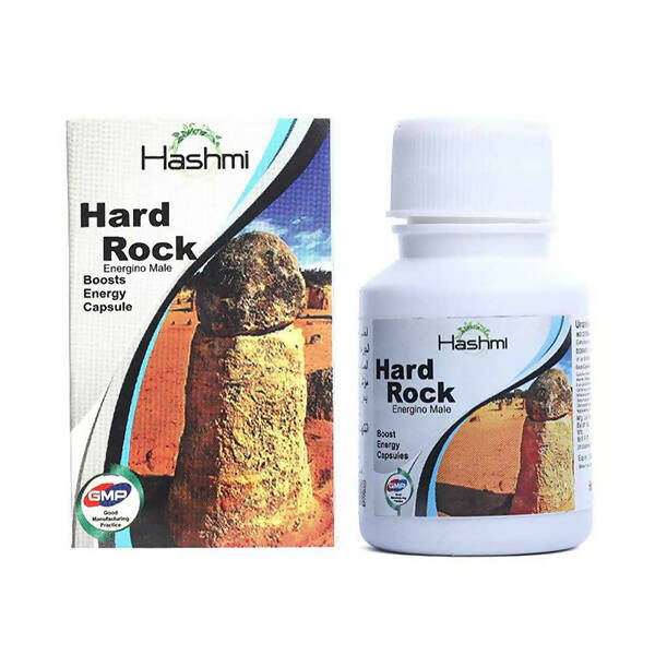 Hashmi Hard Rock Capsule for Male Stamina Booster, Improve Self Confidence & Male Power Booster ,. Improve Man vitality.(20 Capsule)