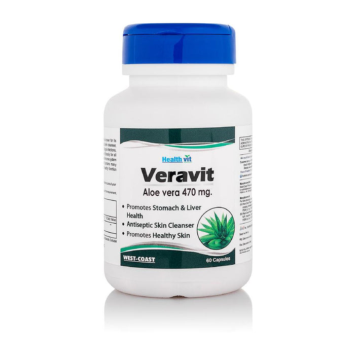 Healthvit Veravit Aloe Vera 470MG | 60 Capsules - Local Option
