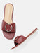 Maroon Ring Flats by Marche Shoes - Local Option