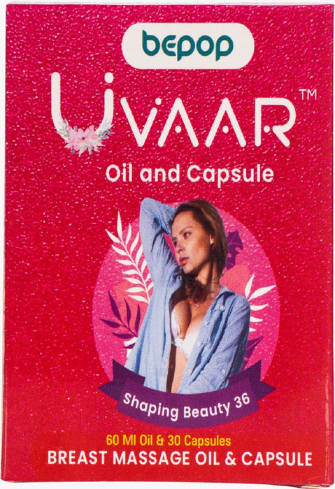 Uvaar Breast Oil 60 ML & 30 Capsules