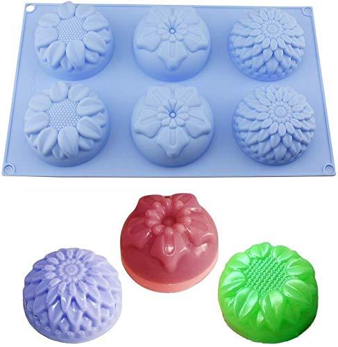 6 Cavities Mixed Flower Mould (PUR1015-15) - Local Option