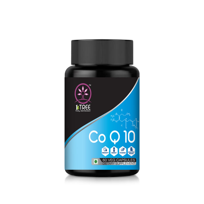 1 Tree CO Q 10 High Absorption Nutrition Capsules-Antioxidant & Support Heart 60 Caps