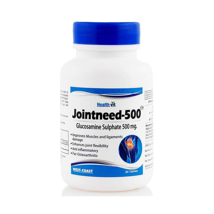 Healthvit Jointneed-500 Glucosamine Sulphate 500MG | 60 Tablets - Local Option
