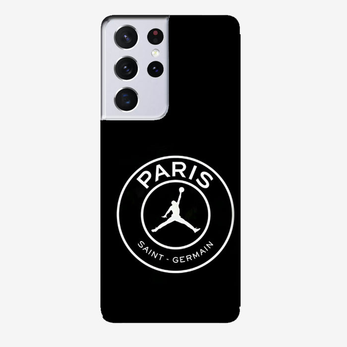 Paris Saint Germain - PSG - Jordan - Black - Mobile Phone Cover - Hard Case by Bazookaa - Samsung - Samsung