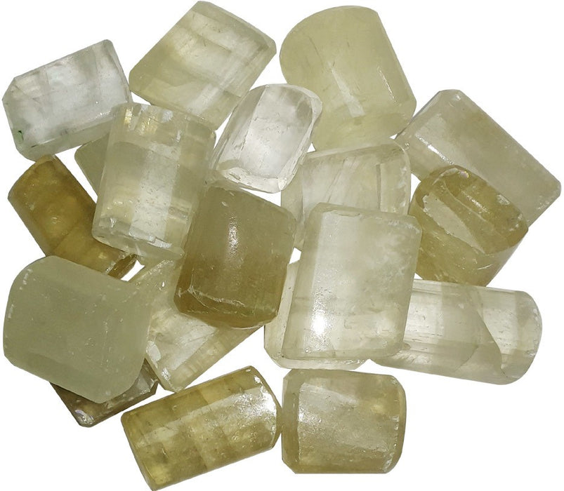 SATYAMANI Natural Calcite Tumble Stone (Set of 5)