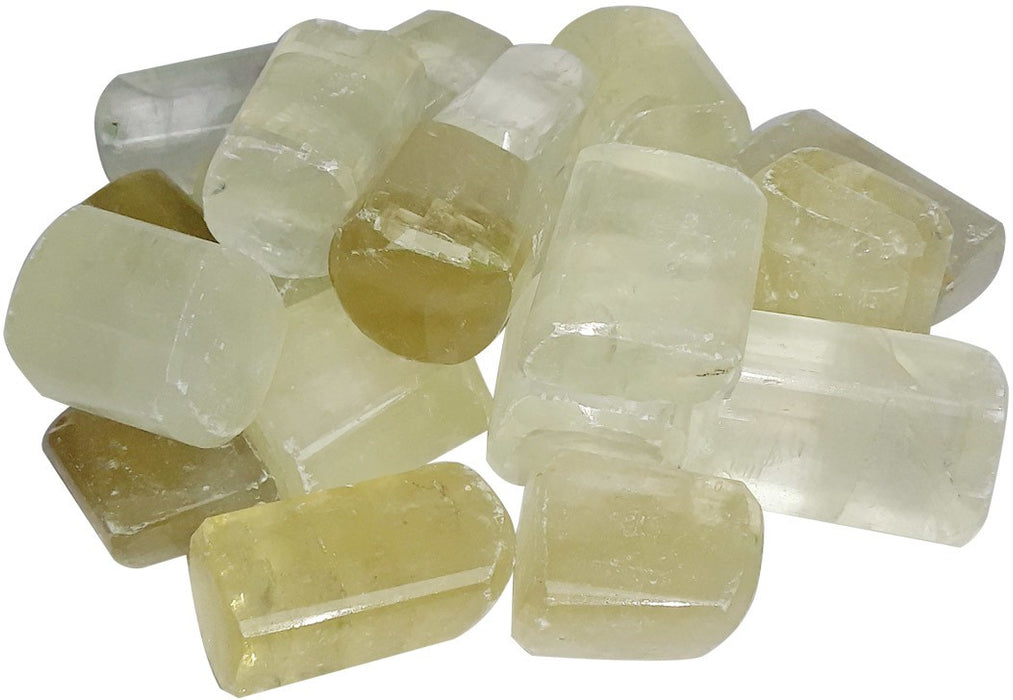SATYAMANI Natural Calcite Tumble Stone (Set of 5)