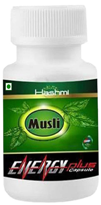 HASHMI Musli Energy plus Capsule | Herbal medicine to increase sexual time |100%Natural Sexual Health Supplement | | 20 Capsules