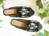 Black and Silver Zari Loafersby Sole House - Local Option