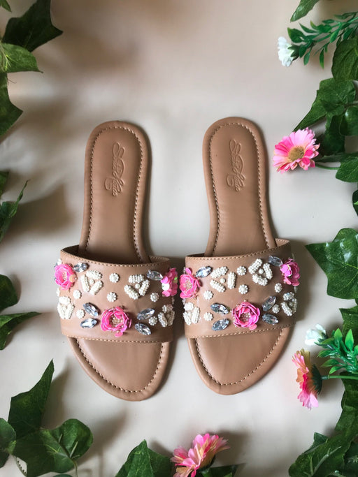Nude Cherry Blossom Flats by Sole House - Local Option