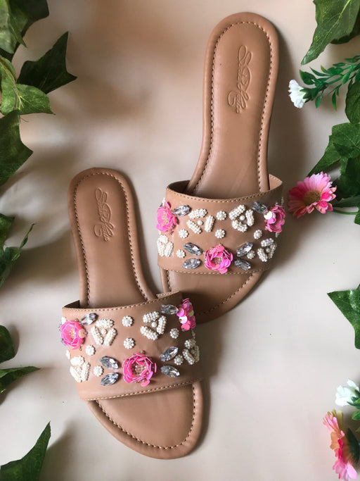 Nude Cherry Blossom Flats by Sole House - Local Option