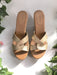 Barqoue CrÃ¨me And Gold Wedges by Sole House - Local Option
