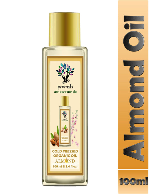 Pramsh Cold Pressed Virgin Almond Oil Hair Oil 100ml - Local Option