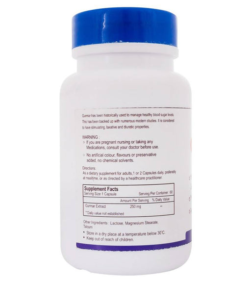Healthvit Gurmar Immunity Wellness 250 Mg, 60 Capsules - Local Option