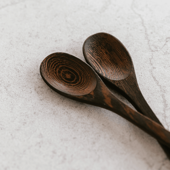 Buddha Wooden Spoon & Fork | Handmade by rural artisans in south east asia - Local Option