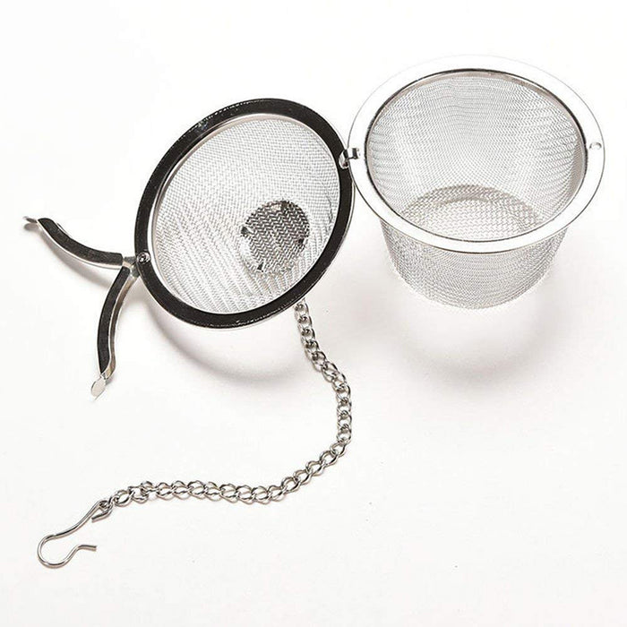 Moksa Tea Infuser Made of Rust Proof Stainless Steel Large with Free Samplers