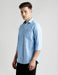 Men Sky Blue Solid Shirt Shirts 699.00