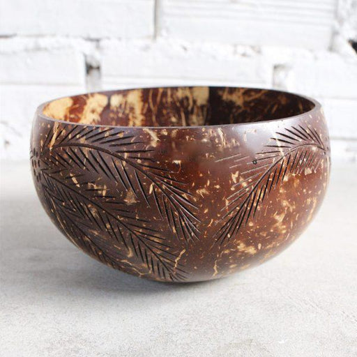 Jumbo Natural Coconut Bowls Crafted (Forest Bowl) Handmade by rural artisans in south east asia - Local Option