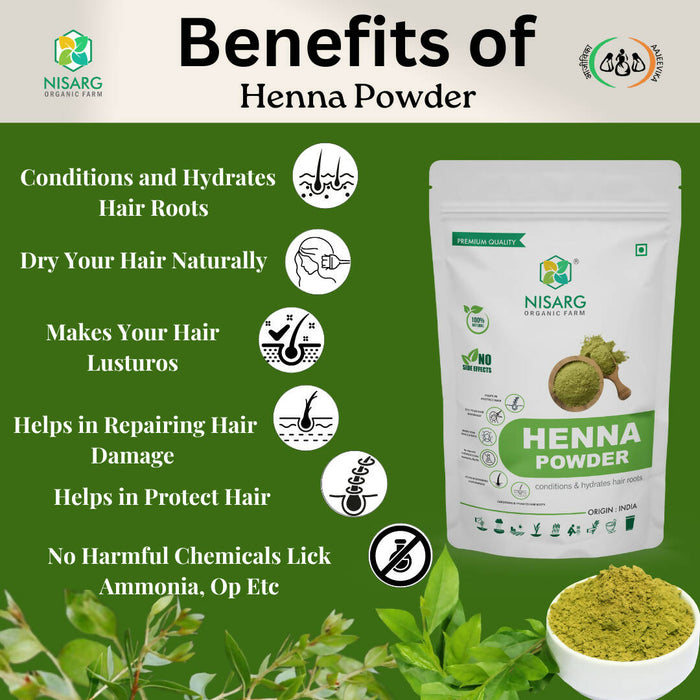 Organic Henna Leaf Powder 200g