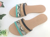 Snake Print Multi Strap Slider by Sole House - Local Option