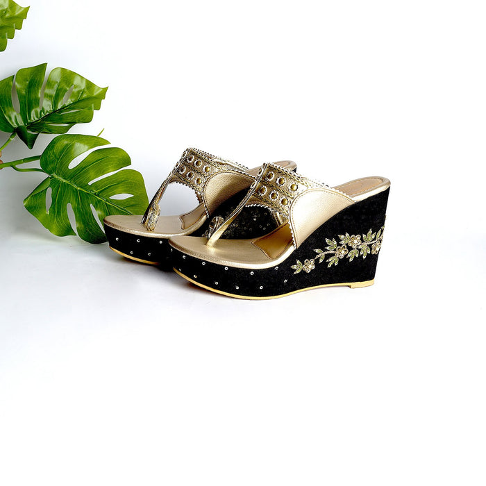 Black Tiki Wedges by Sole House - Local Option