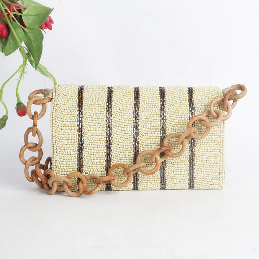 Beaded Wooden Sling by Sole House - Local Option