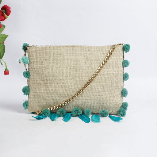 Beaded Feather Bag by Sole House - Local Option
