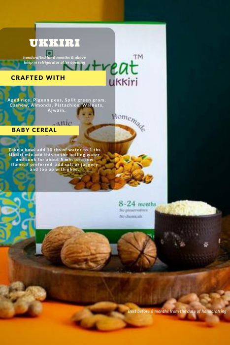 Baby cereal suitable for 8-10M babies by Nutreat