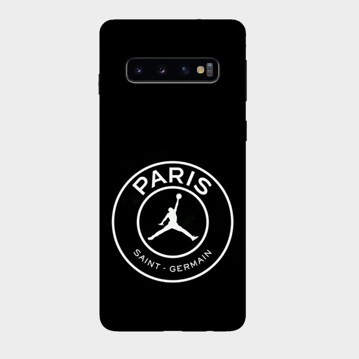 Paris Saint Germain - PSG - Jordan - Black - Mobile Phone Cover - Hard Case by Bazookaa - Samsung - Samsung