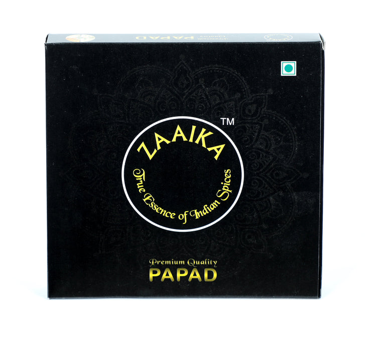 Zaaika Sindhi Papad Spicy Tasty Premium Crispy Papad for Snacks, 500 g (Sindhi Papad) - Local Option
