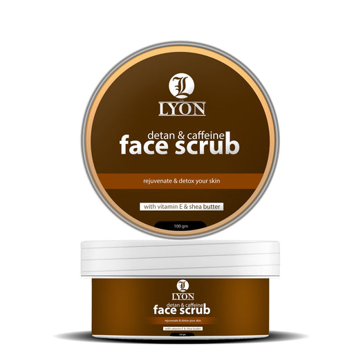 Caffeine Face Scrub -  De Tan & Coffee - 100 gm - Local Option