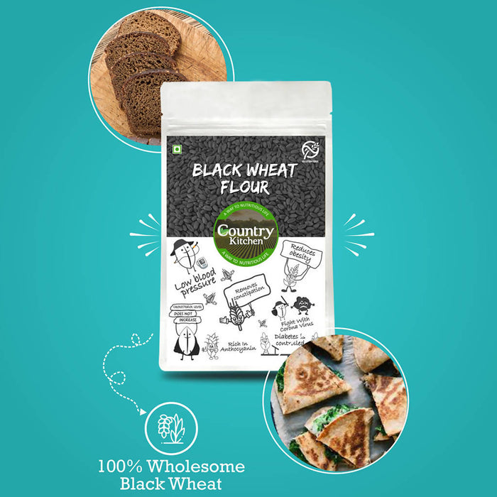 Country Kitchen Black Wheat Flour Pack of 1 - Local Option