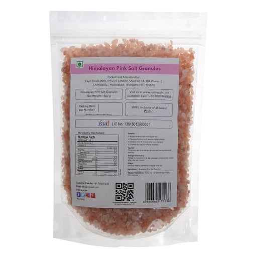 Himalayan Pink Salt Granules 500 gm - Local Option