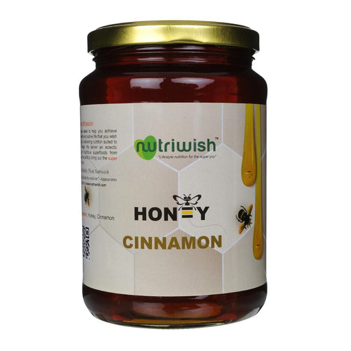 Honey with Cinnamon - 100 % Pure   Honey Infused With Cinnamon 1000gm - Local Option