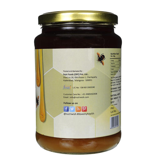 Honey with Litchi - 100 % Pure   Honey Infused With Litchi 1000gm - Local Option