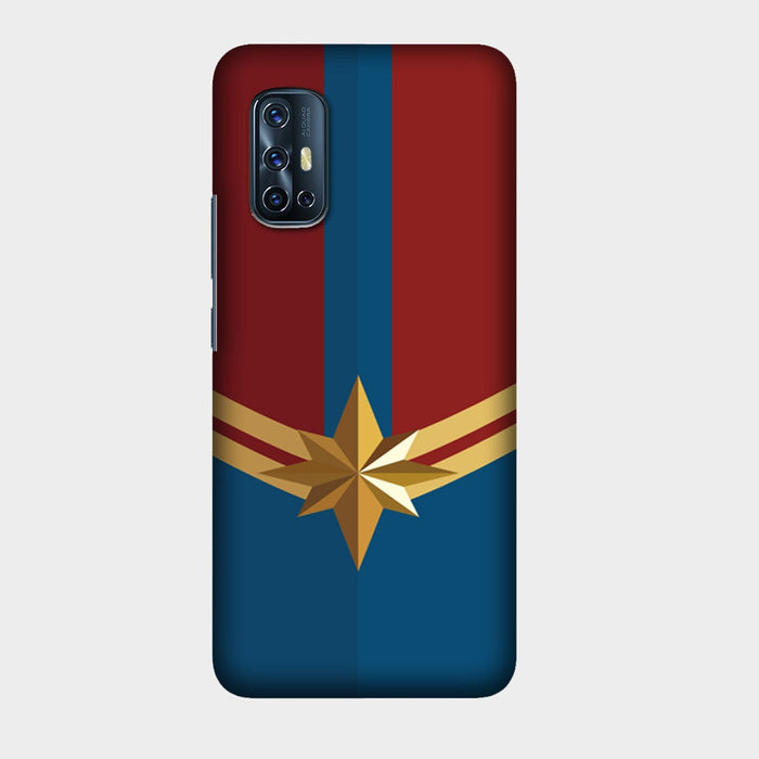 Captain Marvel - Avengers - Mobile Phone Cover - Hard Case by Bazookaa - Vivo