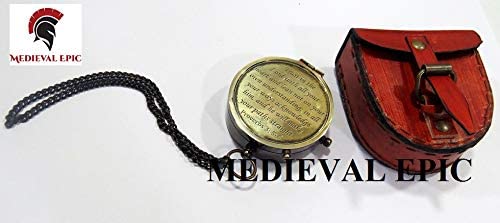 Brass Compass 2" Mini Marine Pocket Nautical Gift