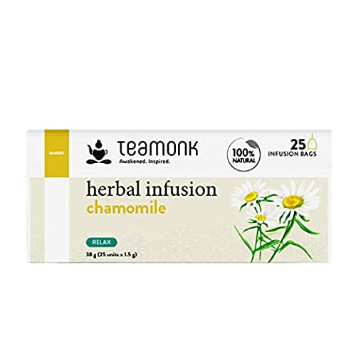 Teamonk Chamomile Herbal Infusion, 25 Teabags