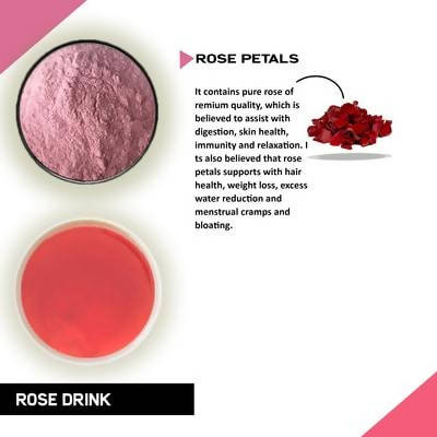 Rose Powder - Helps in Digestion, Skin Glow, Immunity, Relaxation